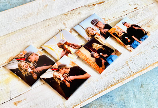 2.5" x 2.5" Square Custom Photo Magnets