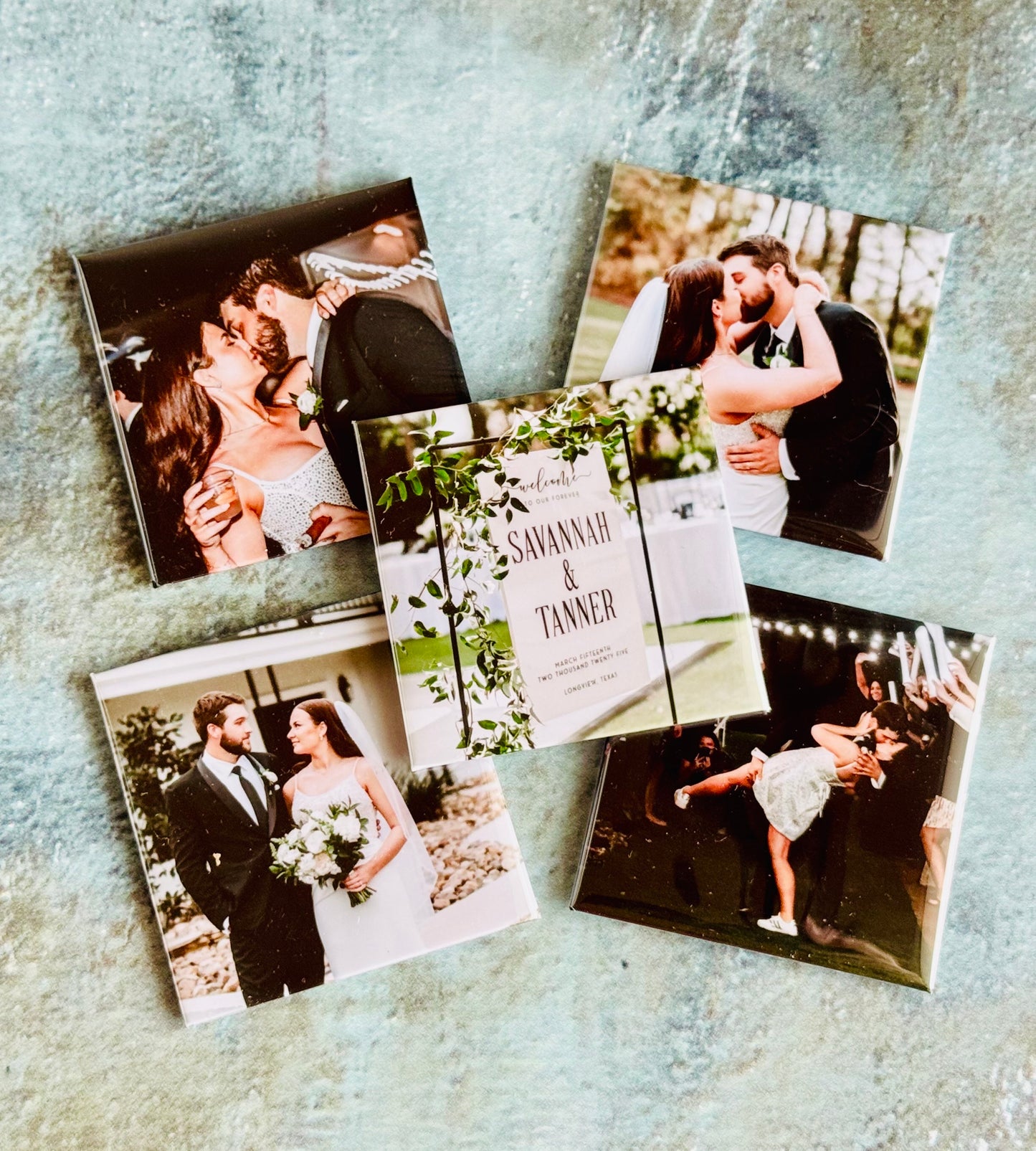 2.5" x 2.5" Square Custom Photo Magnets