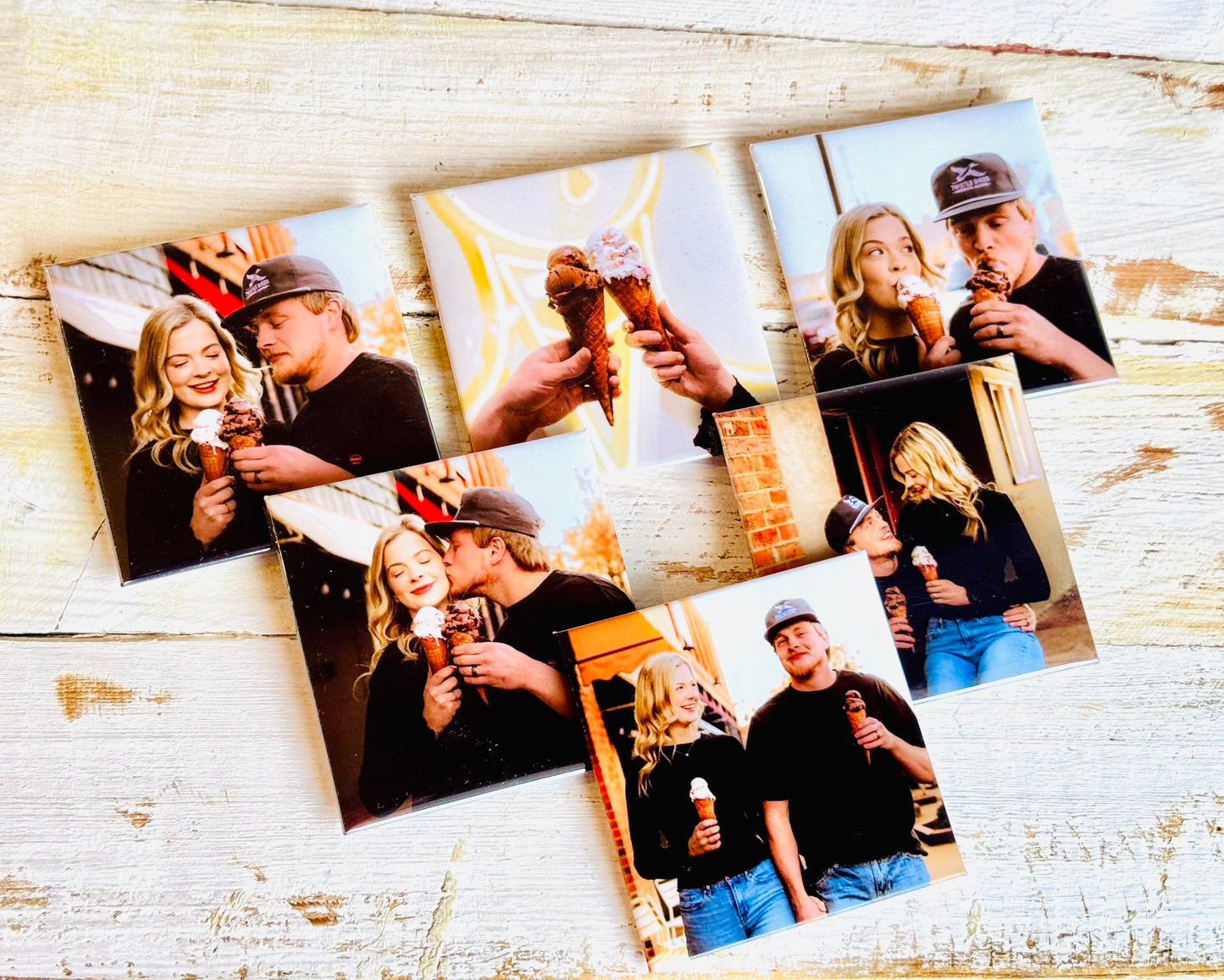 2.5" x 2.5" Square Custom Photo Magnets